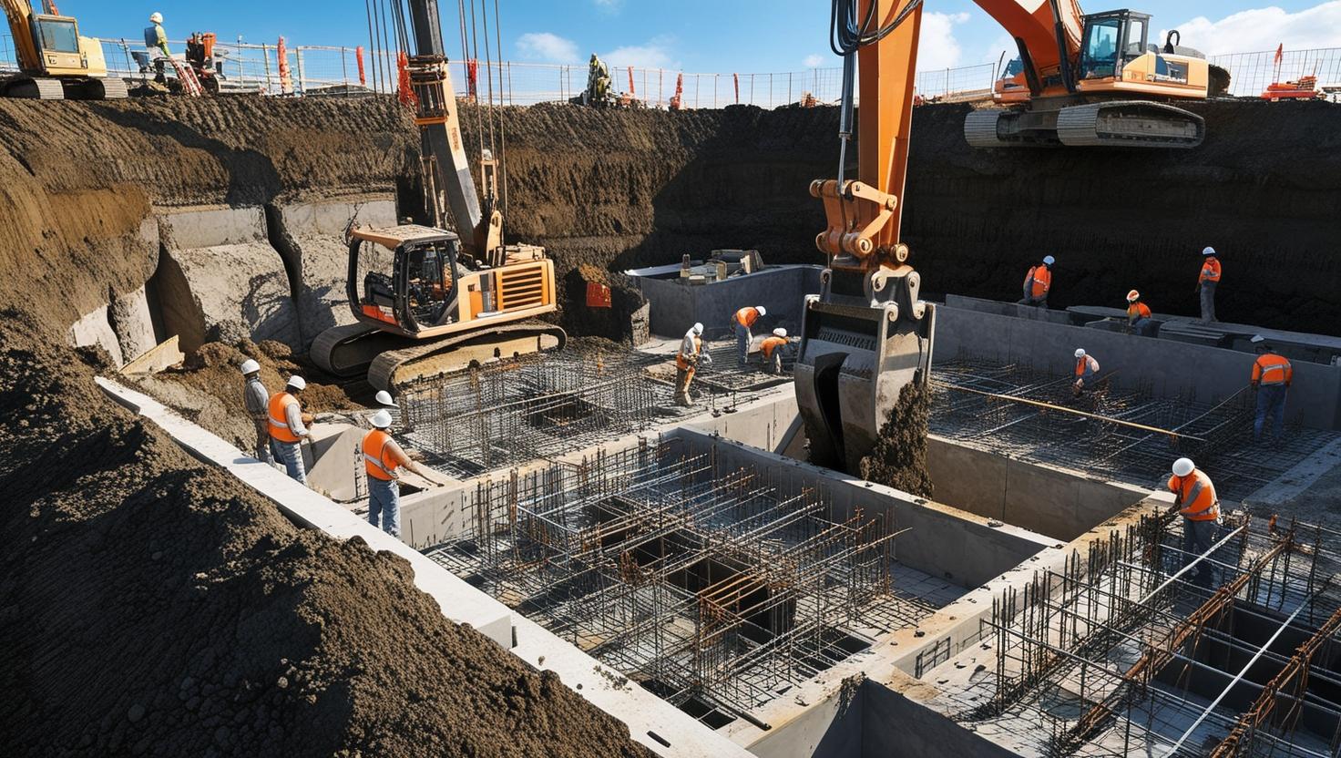 Tiefbau, Erdbau, Gründungsarbeiten, Schachtbau Tiefbau, Erdbau, Gründungsarbeiten, Schachtbau - Hochbau Lübeck GmbH