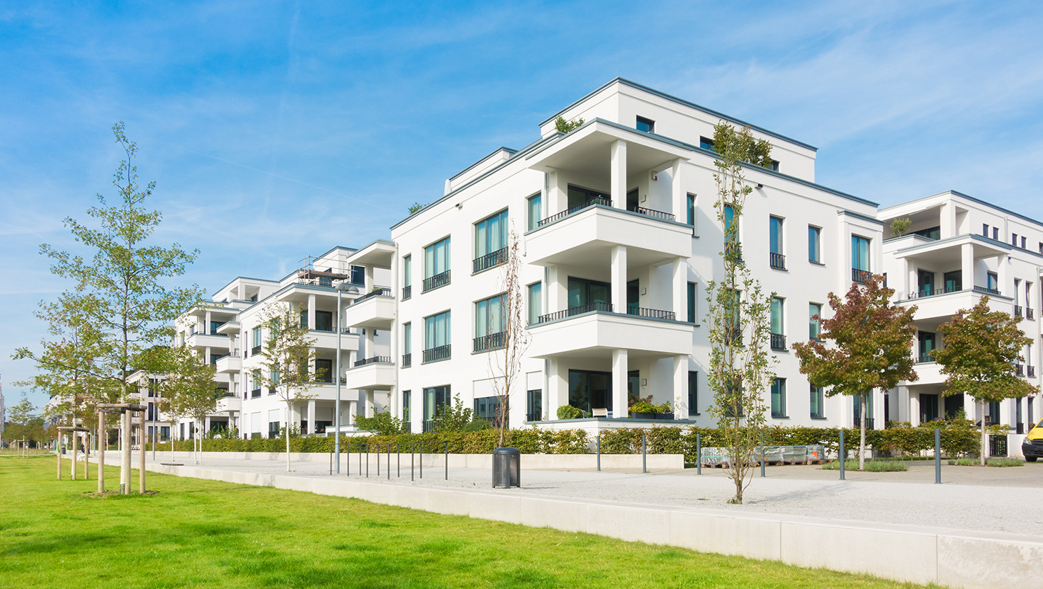 Anlage von Mehrfamilienhäusern